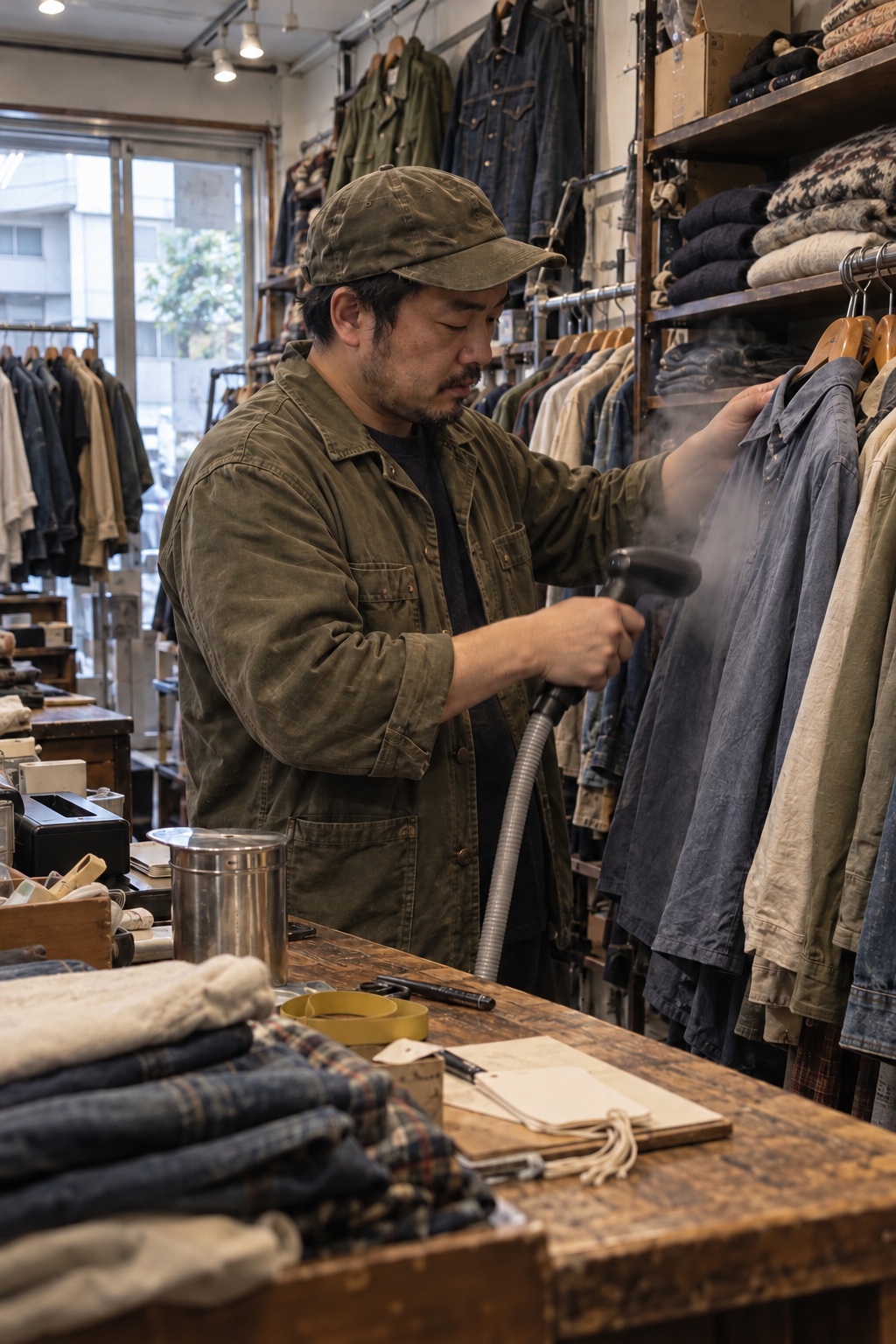 The owner of Komorebi Vintage